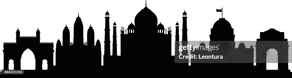 India (edificios están completos y móviles