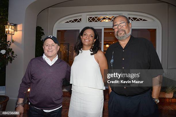 Ronald O. Perelman and Dick Parsons attend Apollo in the Hamptons 2015 at The Creeks on August 15, 2015 in East Hampton, New York.