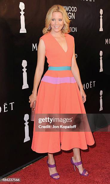 Actress Elizabeth Banks arrives at Hollywood Foreign Press Association Hosts Annual Grants Banquet at the Beverly Wilshire Four Seasons Hotel on...