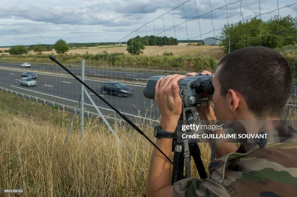 FRANCE-POLICE-HOLIDAYS-ROAD