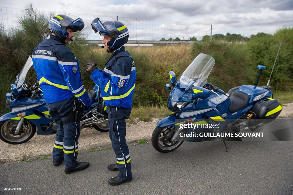 FRANCE-POLICE-HOLIDAYS-ROAD