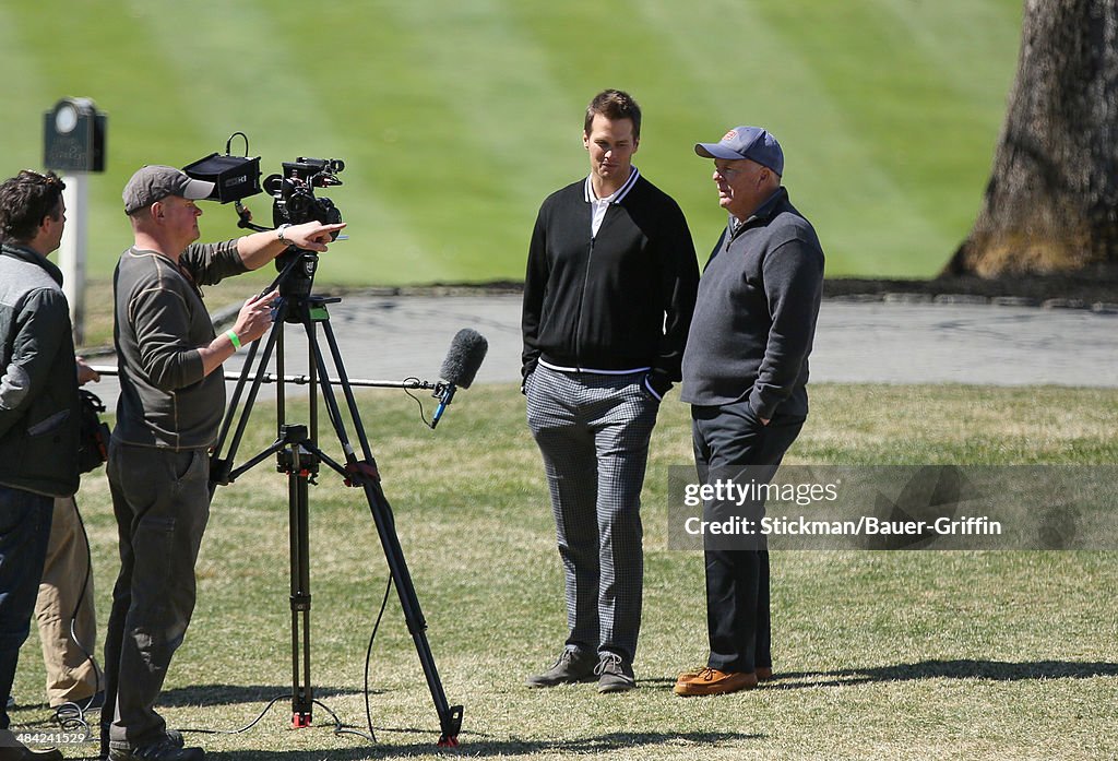 Celebrity Sightings In Boston - April 11, 2014