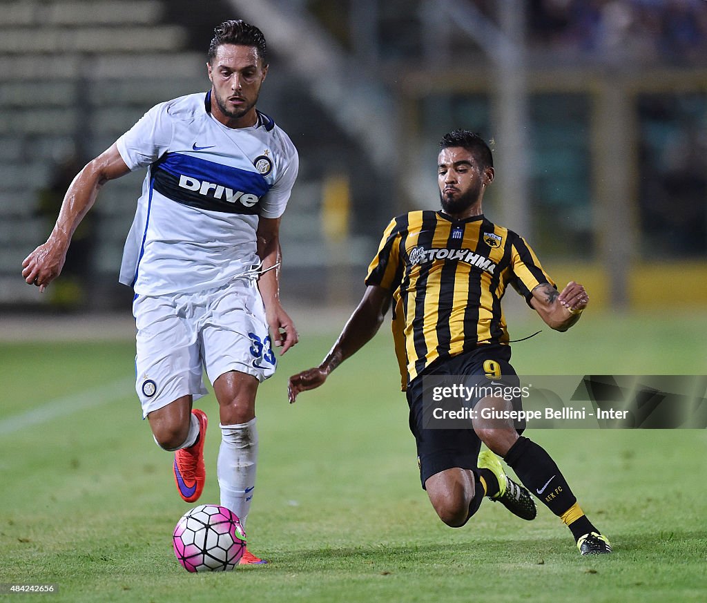 FC Internazionale v AEK Athens - Preseason Friendly