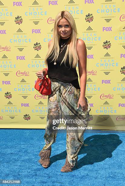 Alli Simpson attends the Teen Choice Awards 2015 at the USC Galen Center on August 16, 2015 in Los Angeles, California.