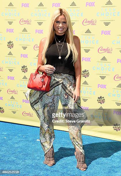 Alli Simpson attends the Teen Choice Awards 2015 at the USC Galen Center on August 16, 2015 in Los Angeles, California.
