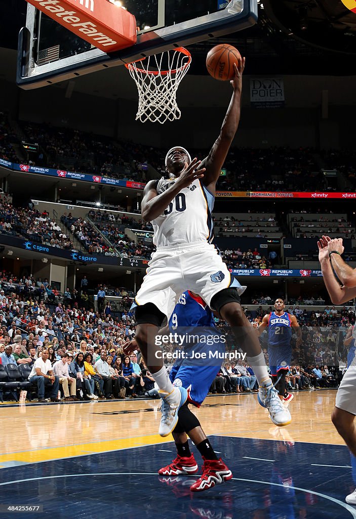 Philadelphia 76ers v Memphis Grizzlies