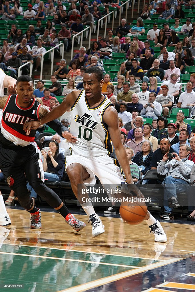 Portland Trail Blazers v Utah Jazz