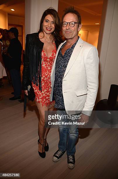 Maria Angelica and Simon Kirke attend Apollo in the Hamptons 2015 at The Creeks on August 15, 2015 in East Hampton, New York.