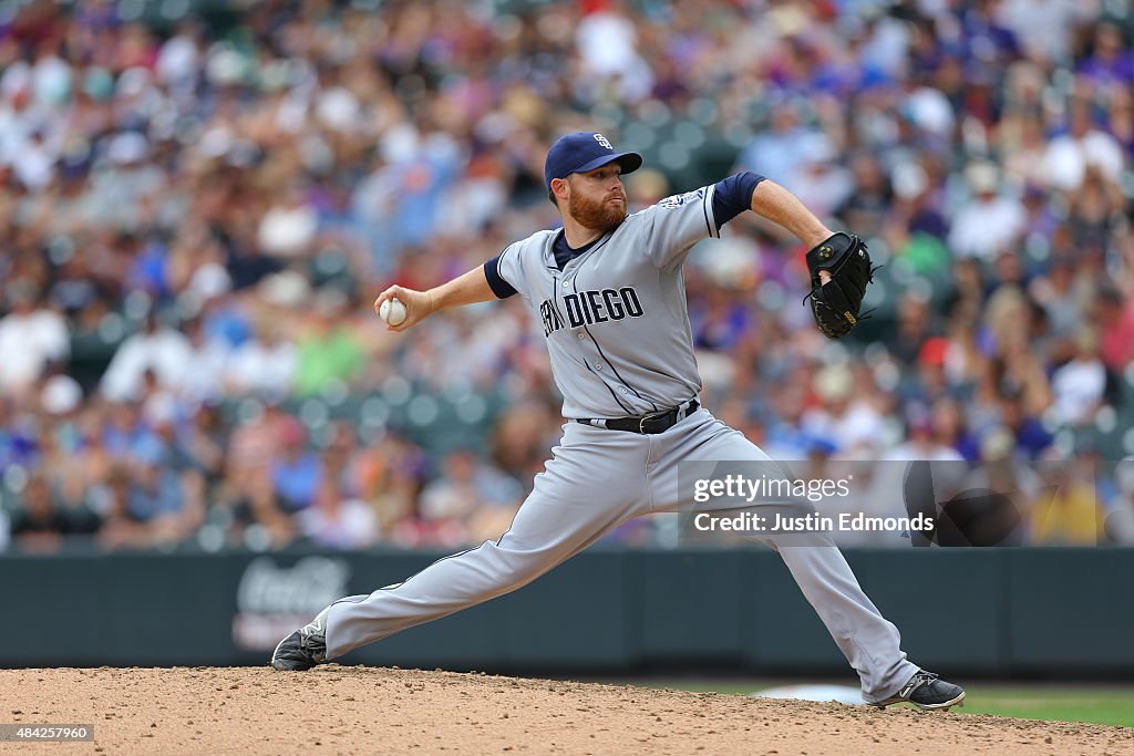 San Diego Padres v Colorado Rockies