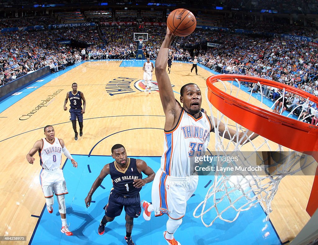 New Orleans Pelicans v Oklahoma City Thunder