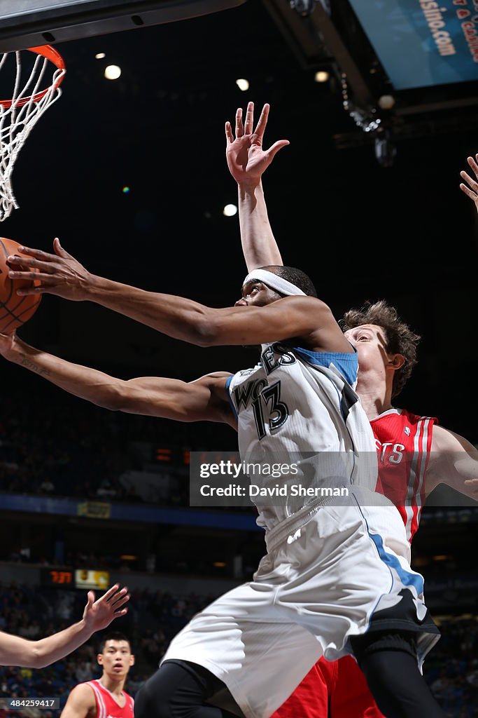 Houston Rockets v Minnesota Timberwolves