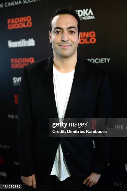 Mohammed Al Turki attends The Cinema Society & Women's Health screening of Millennium Entertainment's "Fading Gigolo"at SVA Theater on April 11, 2014...