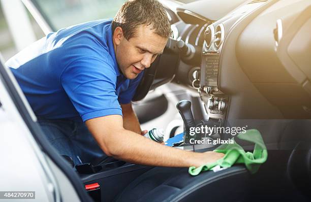 car wash. - polishing stock pictures, royalty-free photos & images
