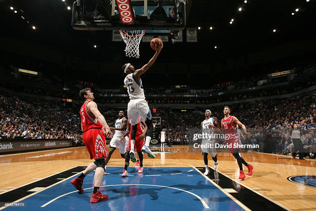 Houston Rockets v Minnesota Timberwolves