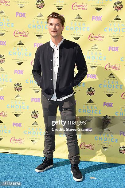 Actor Amadeus Serafini attends the Teen Choice Awards 2015 at the USC Galen Center on August 16, 2015 in Los Angeles, California.