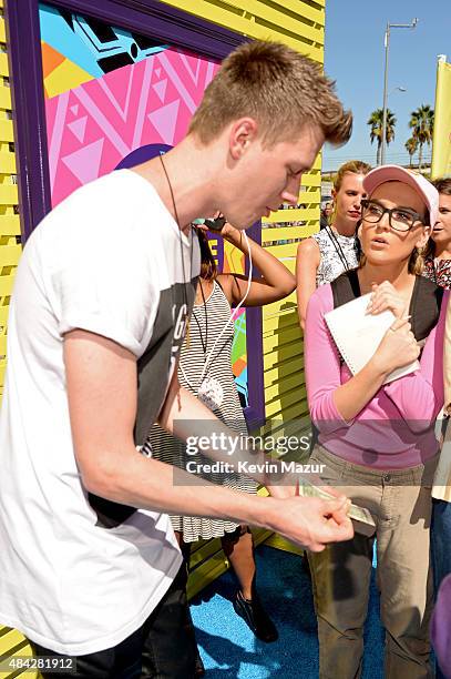 Magician Collins Key attends the Teen Choice Awards 2015 at the USC Galen Center on August 16, 2015 in Los Angeles, California.