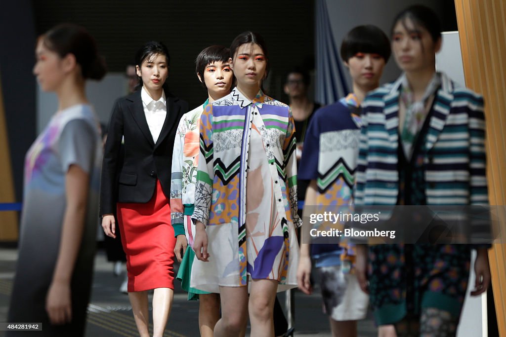 Shoppers Inside Tokyo Fantashion As Japan GDP Contracts Less Than Economists Forecast