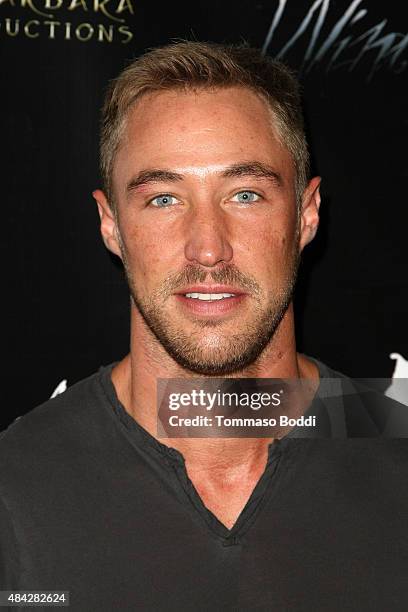 Actor Kyle Lowder attends the premiere of "Winterthorne" held at The Renberg Theatre on August 16, 2015 in Los Angeles, California.