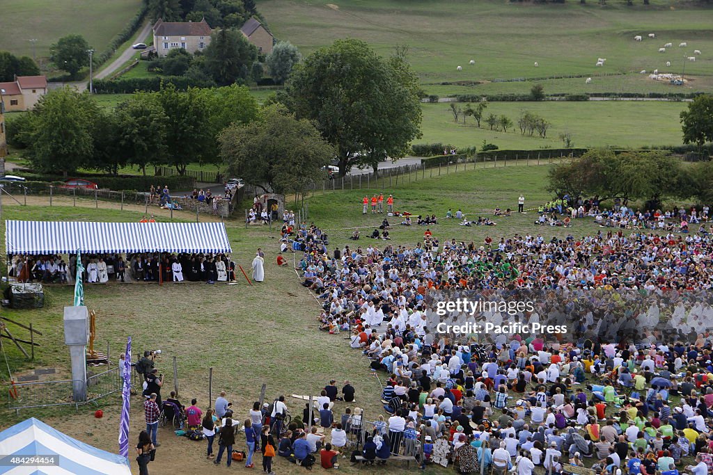 Thousands of pilgrims have come to Taizé for the prayer of...