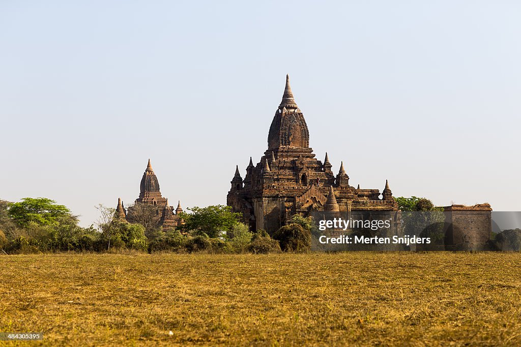 Ancient and monumental Buddhist temples