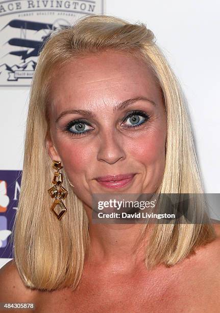 Ballroom dancer Camilla Dallerup attends the "Music On A Mission" benefit concert presented by Mending Kids at Lucky Strike Live on August 16, 2015...