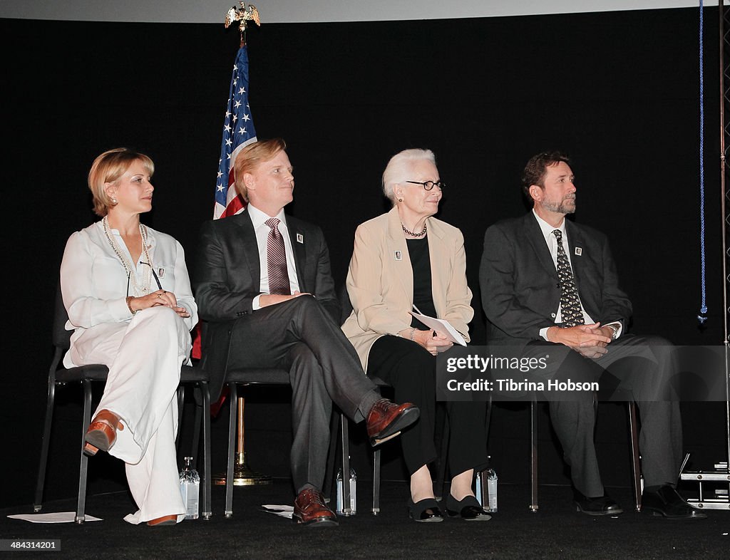 First-Day-Of-Issue Dedication Ceremony For The Charlton Heston Forever Stamp