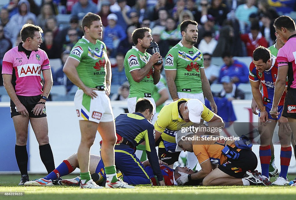 NRL Rd 6 - Raiders v Knights