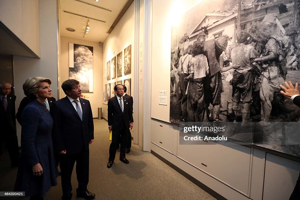 Turkey's FM Ahmet Davutoglu in Japan