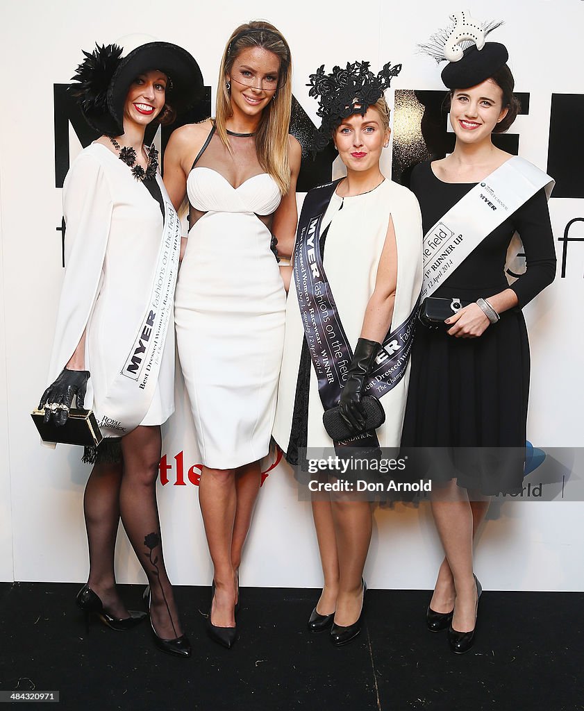 Celebrities Attend BMW Australian Derby