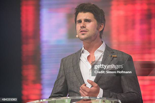 Thore Schoelermann attends the Radio Regenbogen Award 2014 on April 11, 2014 in Rust, Germany.