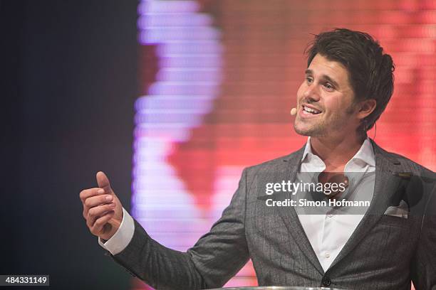 Thore Schoelermann attends the Radio Regenbogen Award 2014 on April 11, 2014 in Rust, Germany.