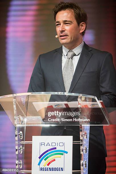 Jan Sosniok attends the Radio Regenbogen Award 2014 on April 11, 2014 in Rust, Germany.