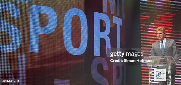 Stefan Effenberg attends the Radio Regenbogen Award 2014 on April 11, 2014 in Rust, Germany.