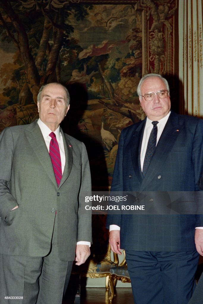 FRANCE-MITTERRAND-KOHL