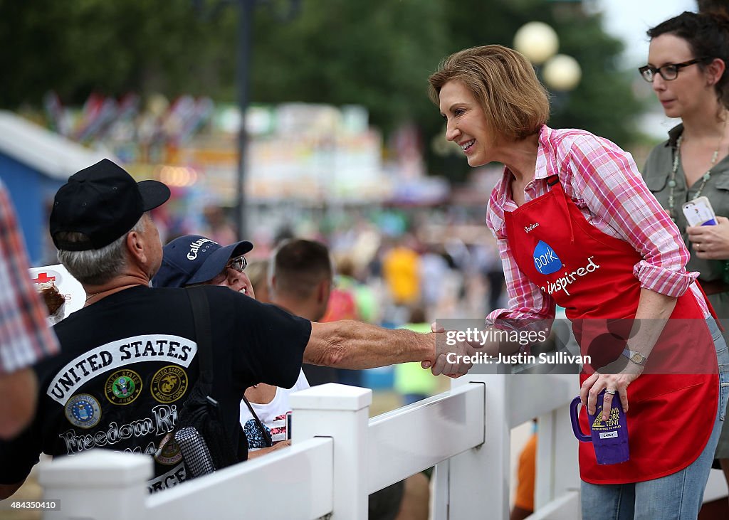 Presidential Candidates Stump At Iowa State Fair