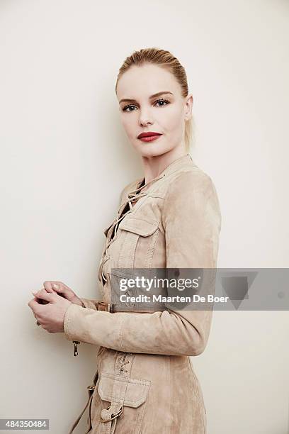 Actress Kate Bosworth from Crackle's 'The Art of More' poses in the Getty Images Portrait Studio powered by Samsung Galaxy at the 2015 Summer TCA's...