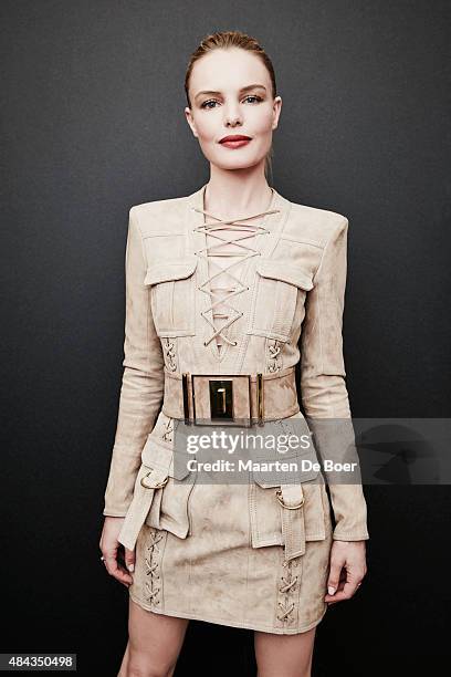 Actress Kate Bosworth from Crackle's 'The Art of More' poses in the Getty Images Portrait Studio powered by Samsung Galaxy at the 2015 Summer TCA's...