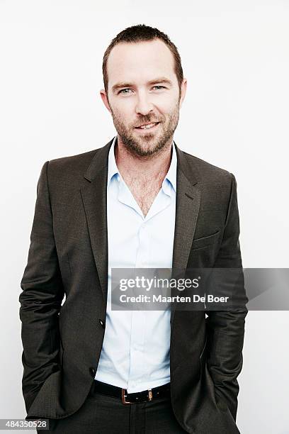 Actor Sullivan Stapleton from NBC's 'Blindspot' poses in the Getty Images Portrait Studio powered by Samsung Galaxy at the 2015 Summer TCA's at The...