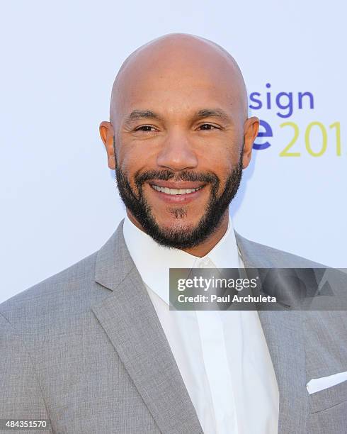 Actor Stephen Bishop attends HollyRod Foundation's 17th Annual DesignCare Gala at The Lot Studios on August 8, 2015 in Los Angeles, California.