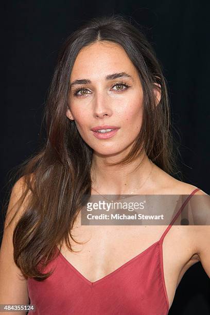 Model Rebecca Dayan attends "The Man From U.N.C.L.E." New York premiere at Ziegfeld Theater on August 10, 2015 in New York City.