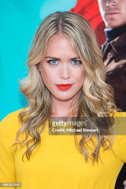 Theodora Woolley attends "The Man From U.N.C.L.E." New York premiere at Ziegfeld Theater on August 10, 2015 in New York City.