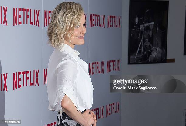 Actress Taylor Schilling attends the "Orange Is The New Black" FYC Screening at the DGA Theater on August 11, 2015 in New York City.
