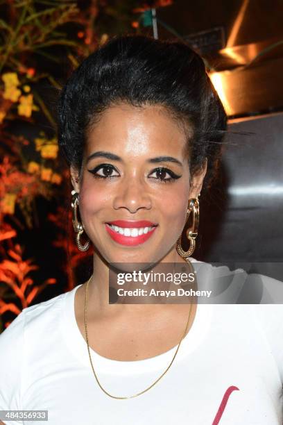 Kelis attends the FLAUNT Magazine & Siwy present Virgin Sacrifices event on April 12, 2014 in Coachella, California.