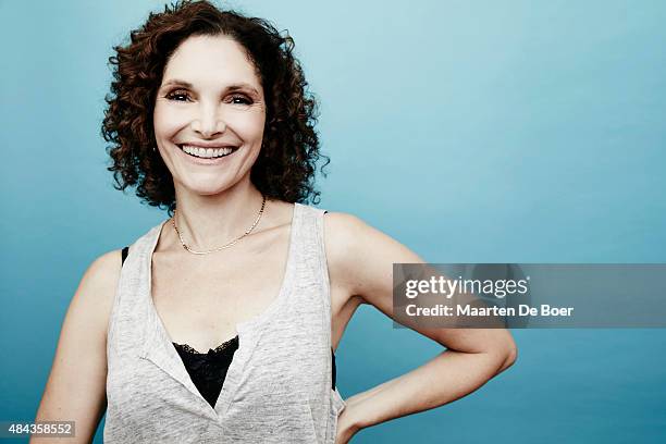 Actress Mary Elizabeth Mastrantonio from CBS's 'Limitless' poses in the Getty Images Portrait Studio powered by Samsung Galaxy at the 2015 Summer...