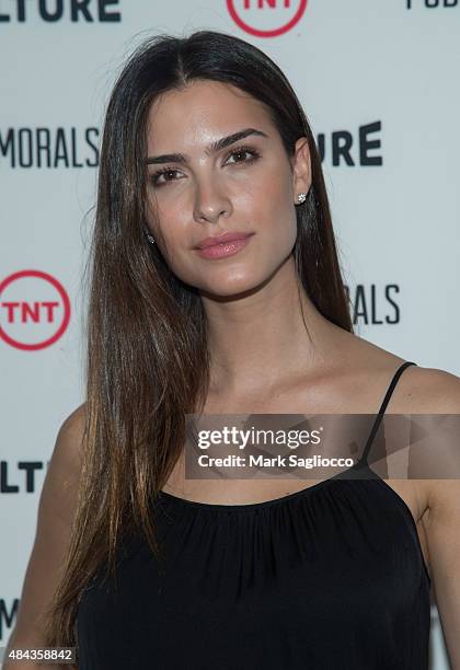 Model Natalia Beber attends the "Public Morals" New York Screening at the Tribeca Grand Screening Room on August 12, 2015 in New York City.