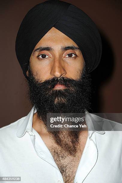 Waris Ahluwalia attends "Mistress America" New York premiere at Landmark Sunshine Cinema on August 12, 2015 in New York City.