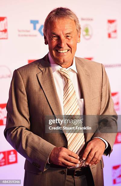 Joerg Wontorra poses for a picture at the Sport Bild Awards 2015 on August 17, 2015 in Hamburg, Germany.