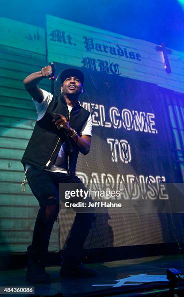 Pnc Rapper Rapper Big Sean performs at PNC Music Pavilion on August 12, 2015 in ...