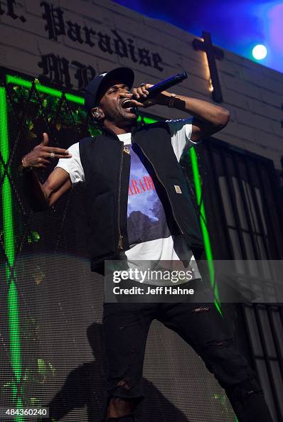 Pnc Rapper Rapper Big Sean performs at PNC Music Pavilion on August 12, 2015 in ...