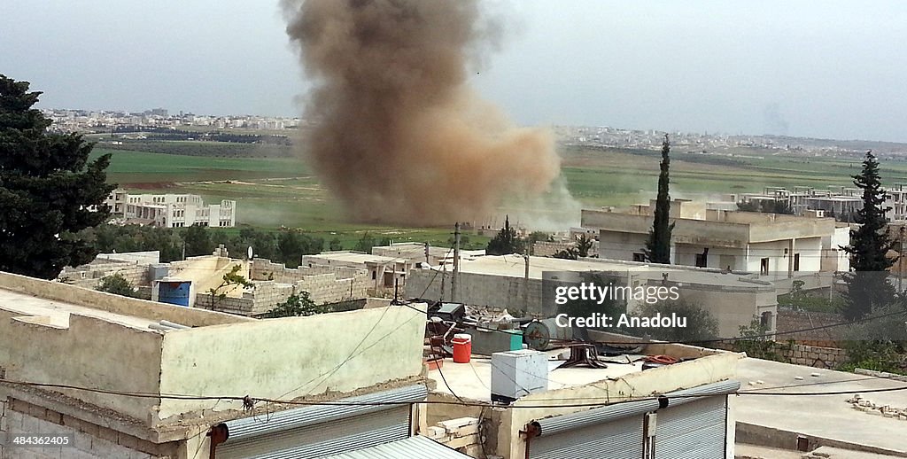 Barrel Bomb Attack in Syria